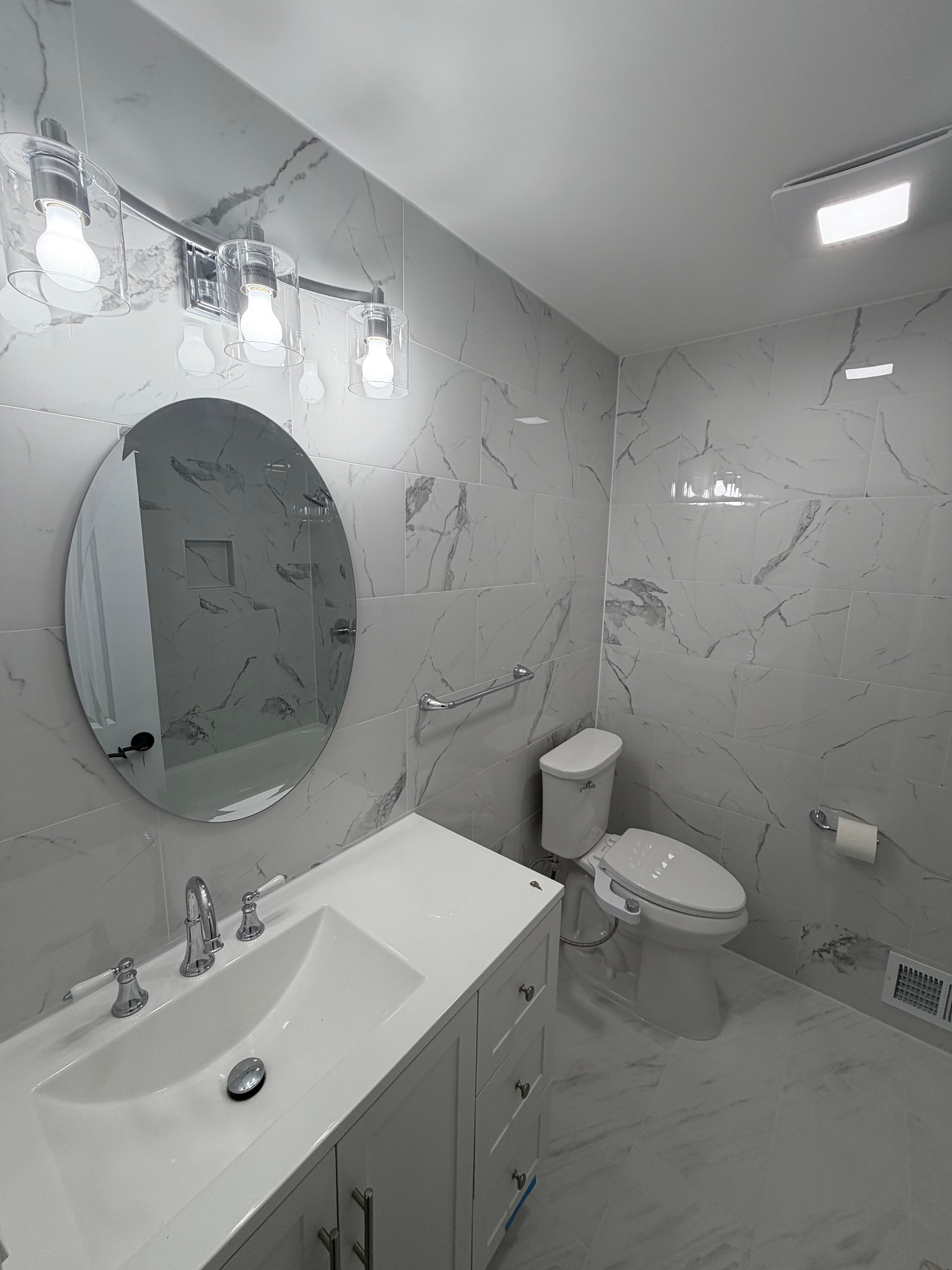 Bathroom renovation project 6