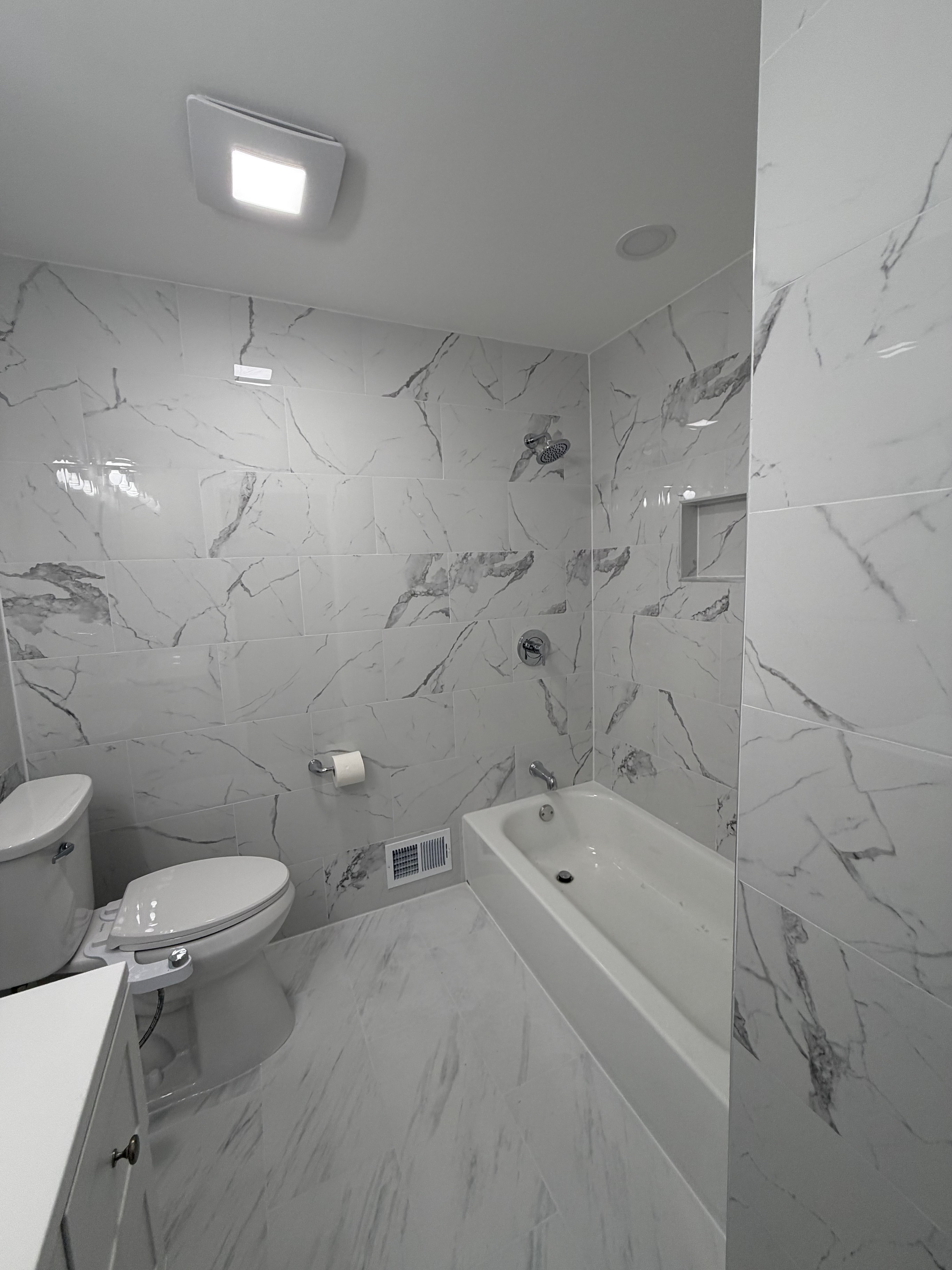 Bathroom renovation project 7