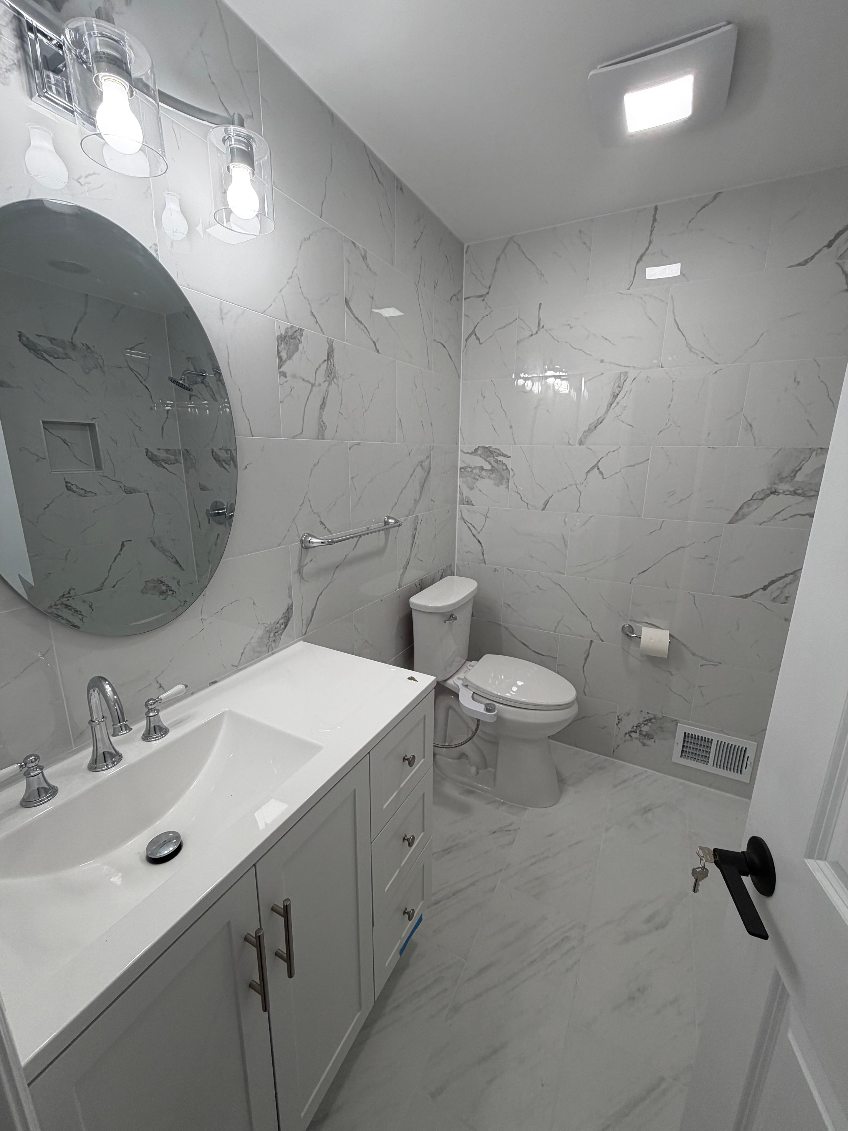 Bathroom renovation project 8