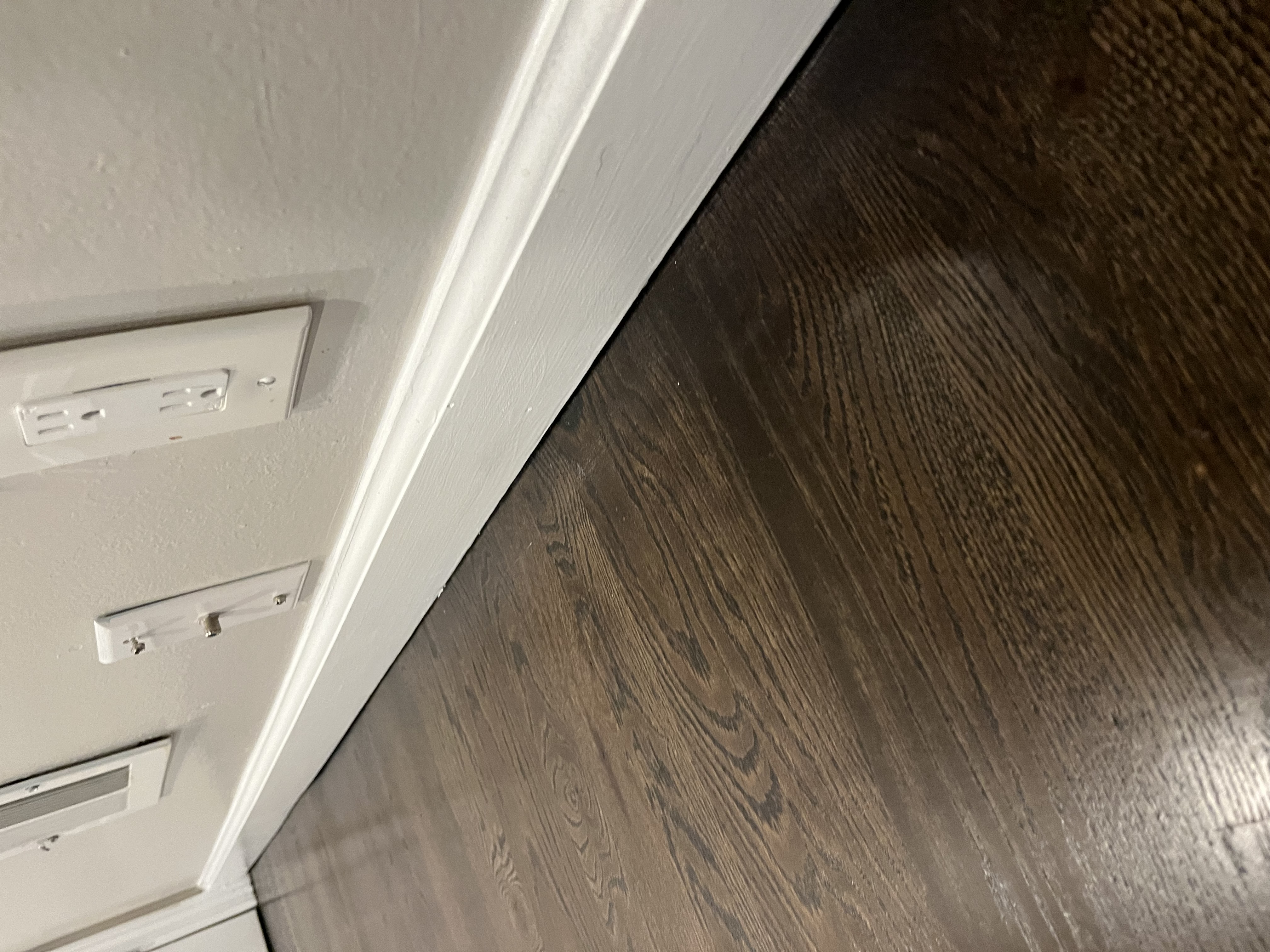 Wide plank luxury vinyl in warm oak